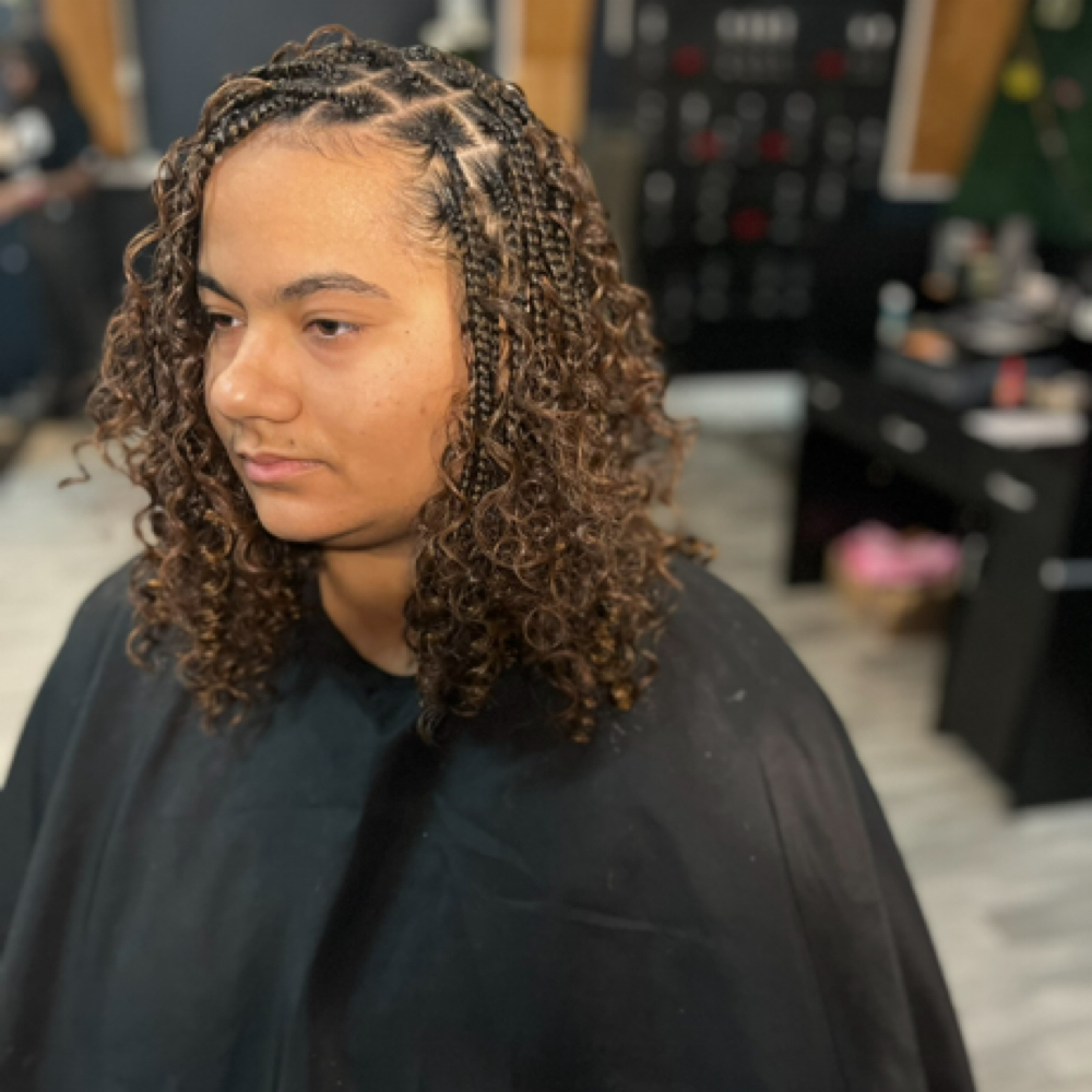 Boho Bob at Queen B Braiding Salon in Appleton, WI