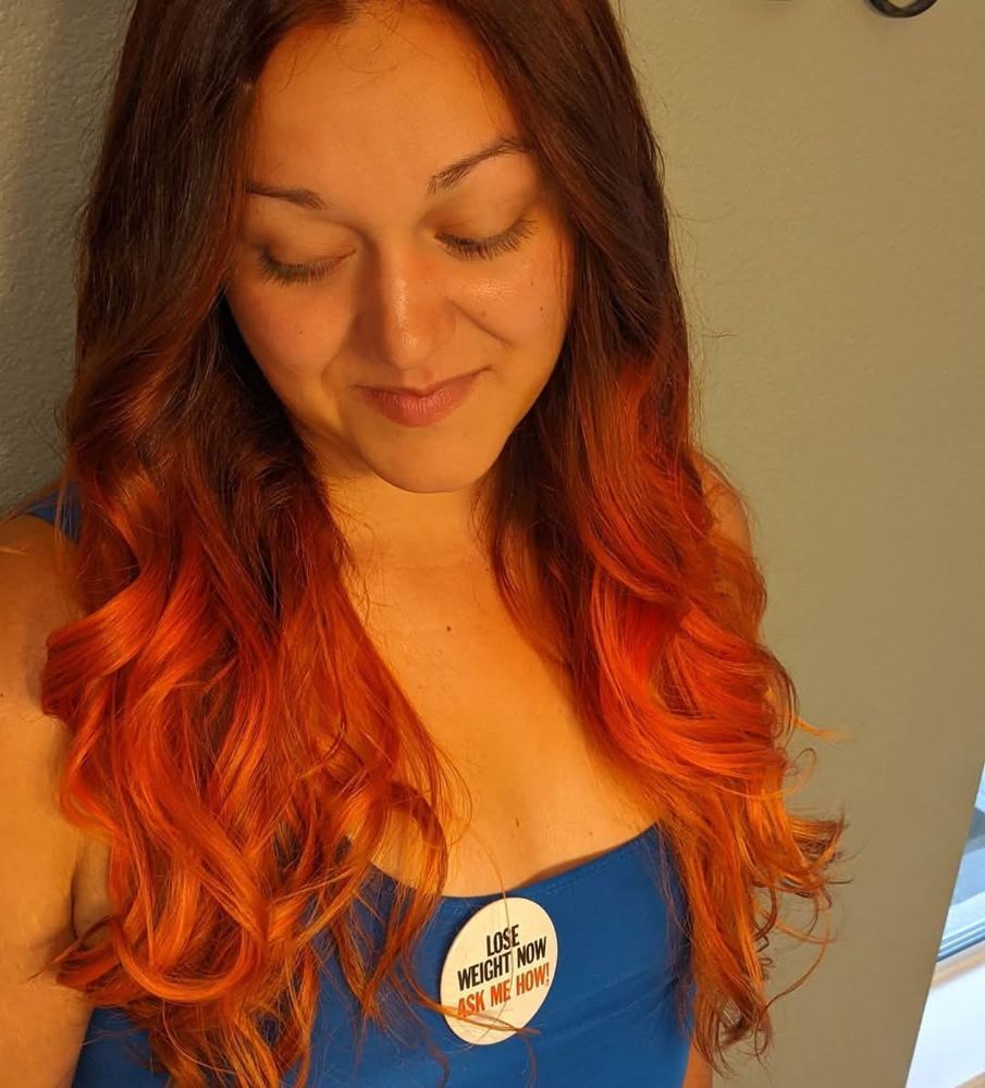 Ombre Hair Coloring