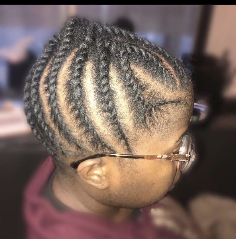 Flat Twist Updo
