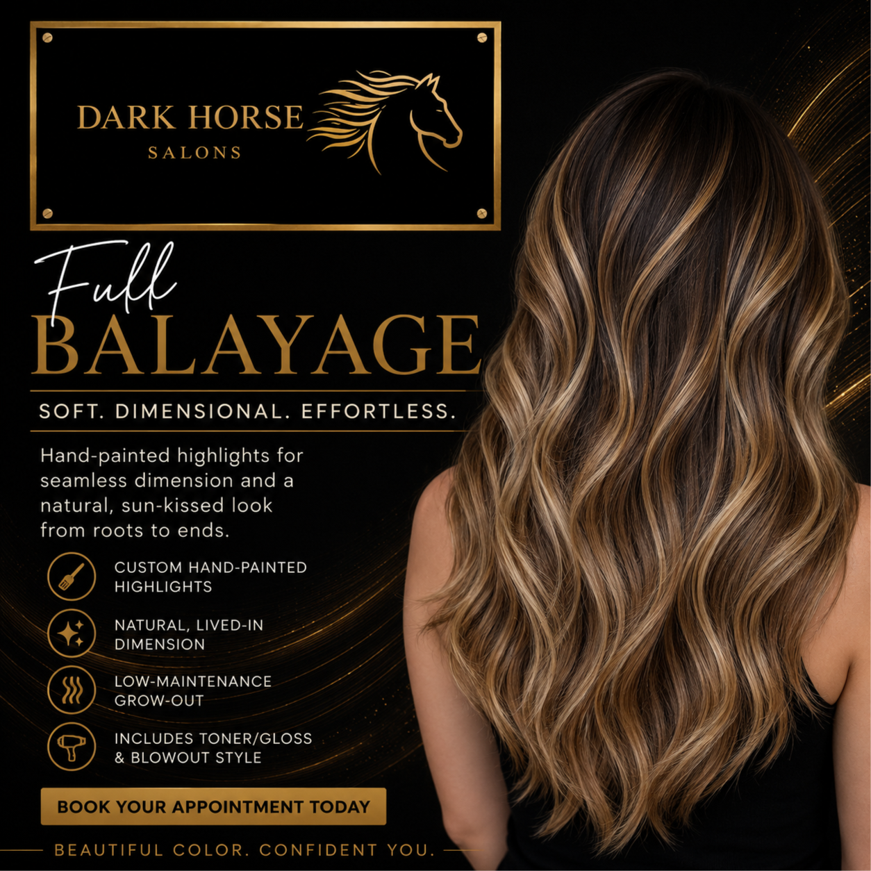 Full Balayage at Dark Horse Salons in Boulder, CO