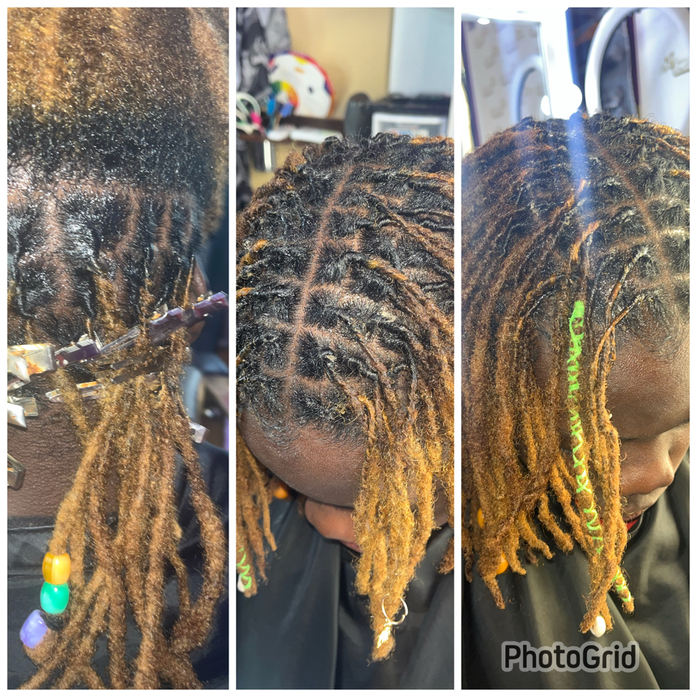 Locs Retwist & Basic Wash at Kay’s Touch of Klass Hair & Beauty Studio in Converse, TX