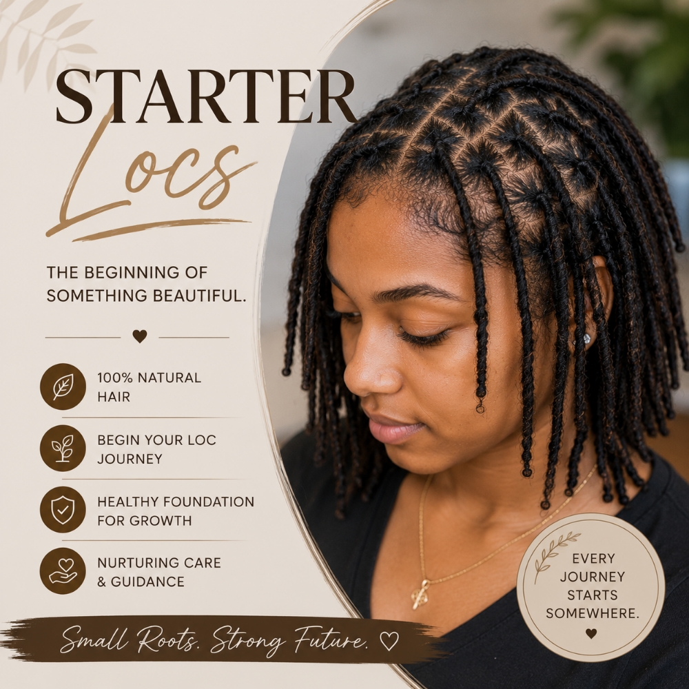 Starter Locs at Regina's Hair & Nail Studio in Corning, CA