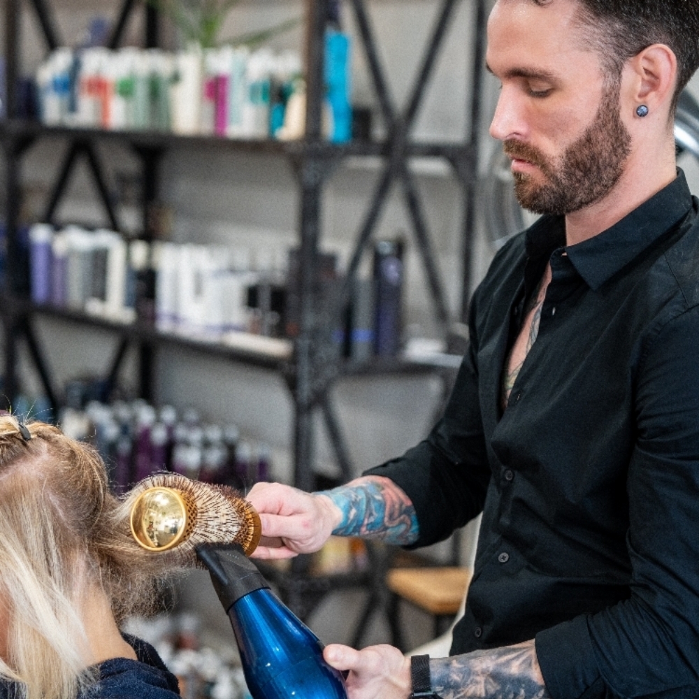 Blow Dry Style at Space Cat Hair Company in Palm Beach Gardens, FL