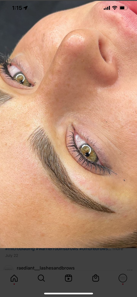 Combo Brow Shading + Microblading