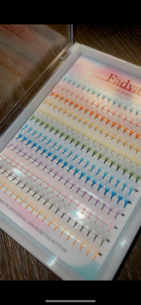 Colored Lashes (add On Service)