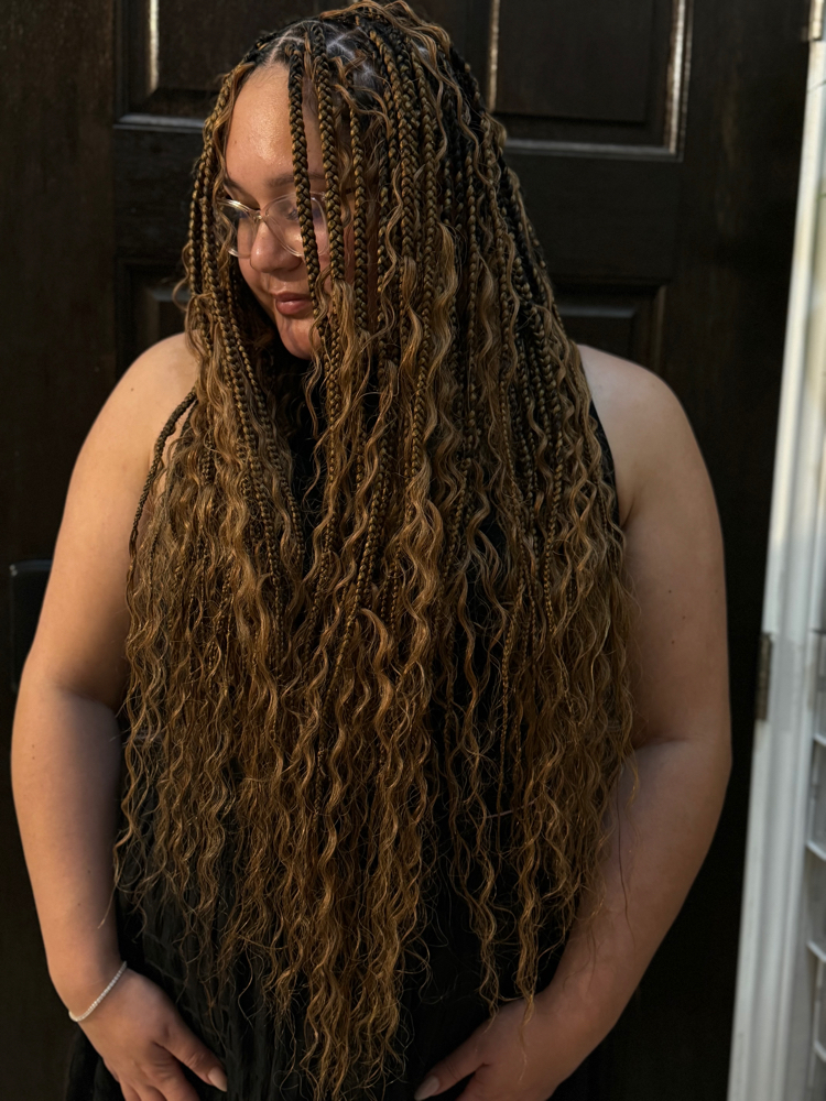 Bohemian Box Braids