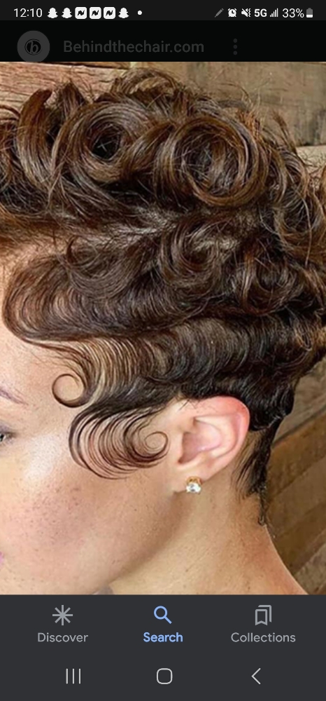 Finger wave/ And Curl