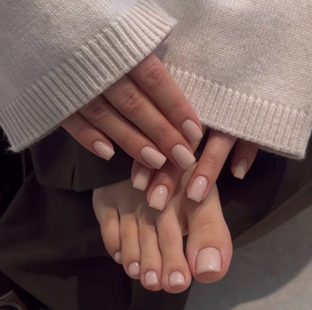 Full Set Mani (short/medium)+pedi at Nails Art by Polina Yerofeyeva in Monterey, CA