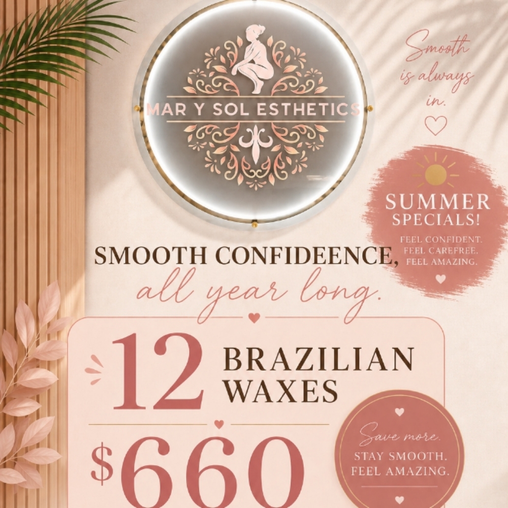 12 Brazilian Waxes at SUBLIME BEAUTY STUDIO in MONTEREY, CA