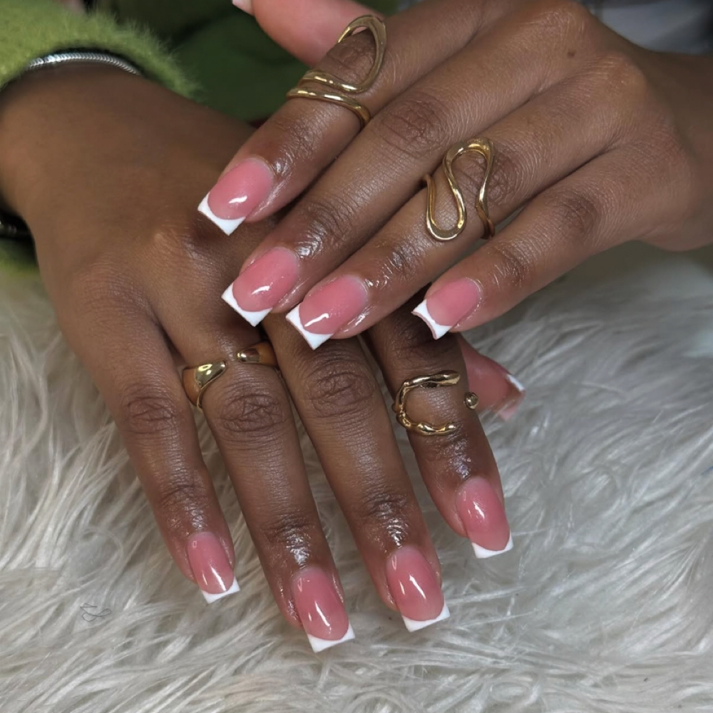 ADD French Tip to Set at Jae On The Set 💕 in Memphis, TN
