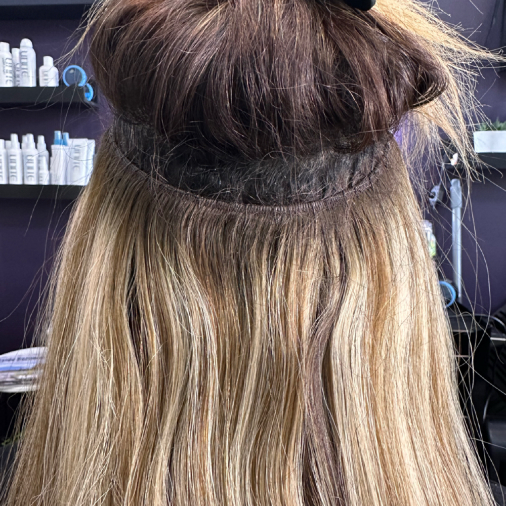 Weft Re-install/Maintenance at Tess Designs Hair @ Eclipse Studio in Bozeman, MT