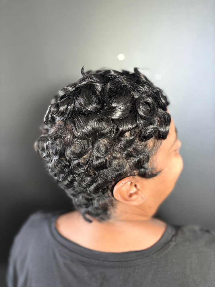 SHAMPOO WRAP CURL (short Hair) at Onyx in Hampton Va, VA