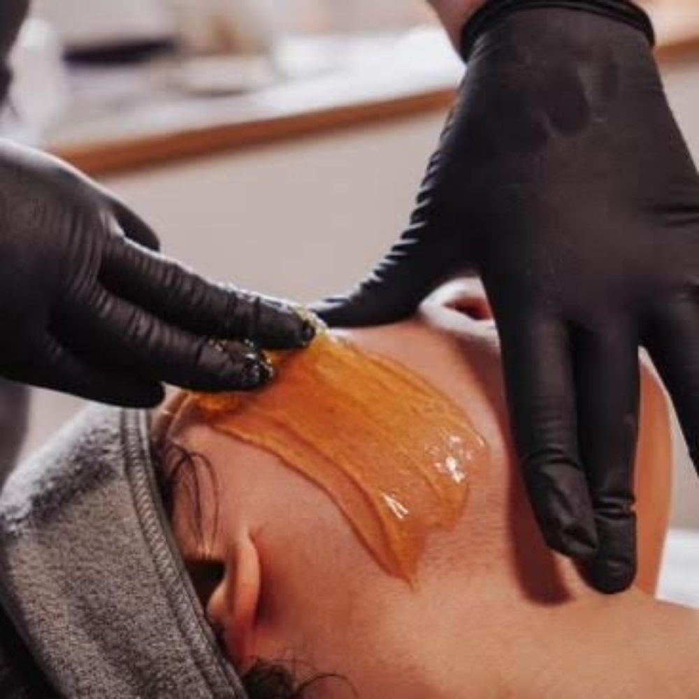 Face Sugaring at 121 Studio in Marshall, IL