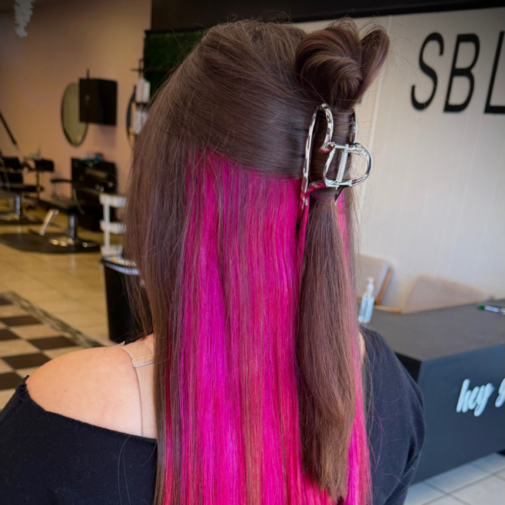 Vivid Peekaboo at Hair by Annabelle in Kingsport, TN