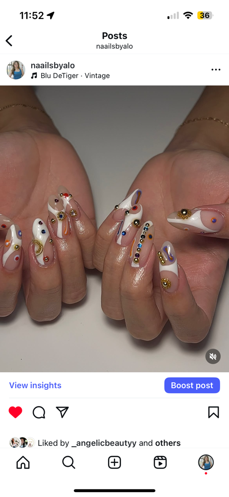 LONG Structured Manicure