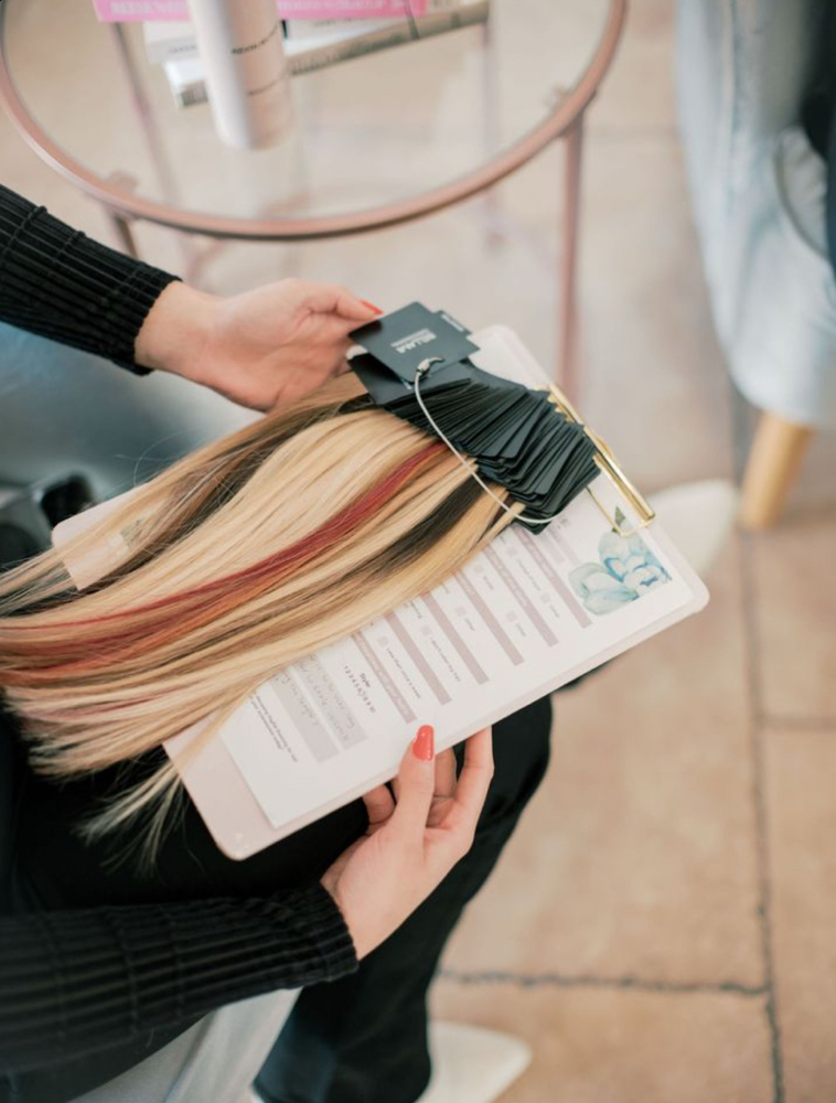 Hair Extension Consultation at Hair by Carly Gregory in Scottsburg, IN