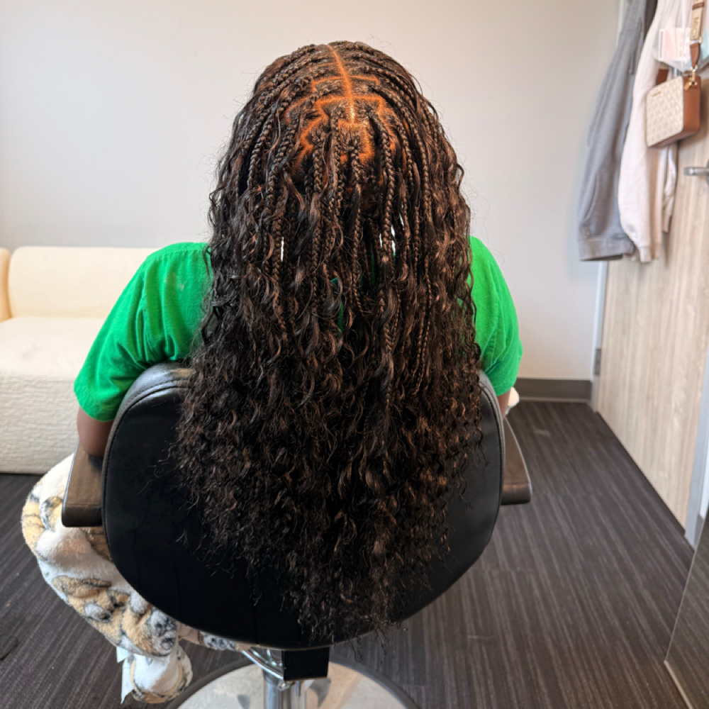 Meduim Human Boho Braids at Touched By Titi in Round Rock, TX