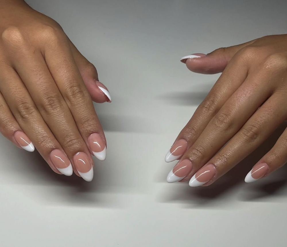 Gelx fullset almond short at nailssxbellaa in Henderson, NV