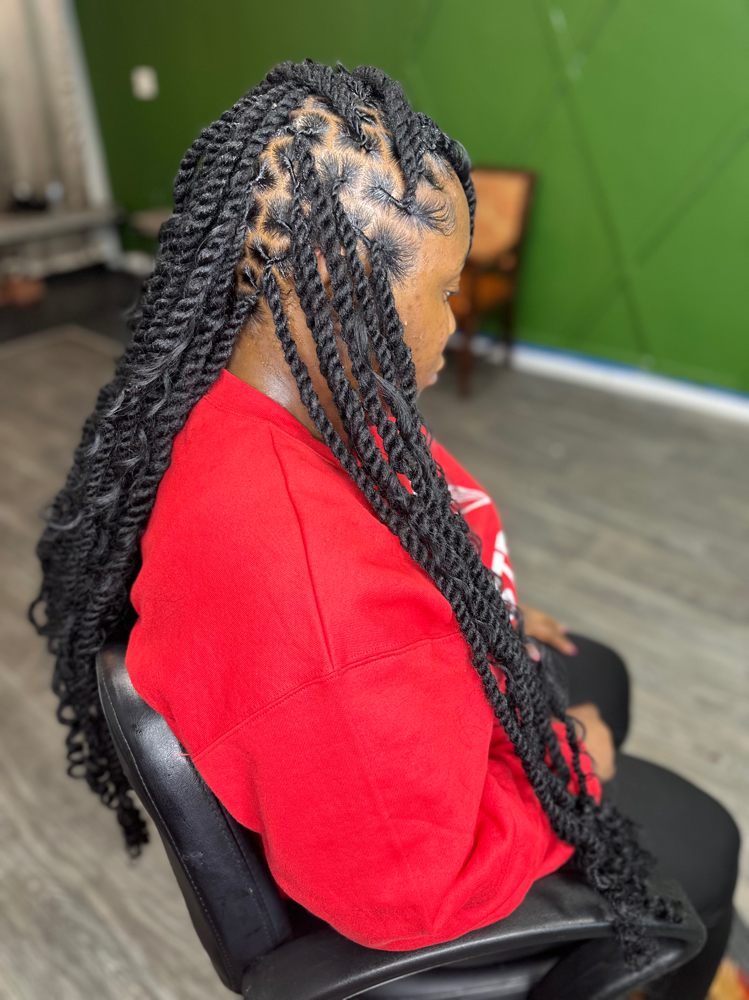 Extended Two Strand Twist (long) at Xio Hair & Beauty Bar in Rosedale, MD