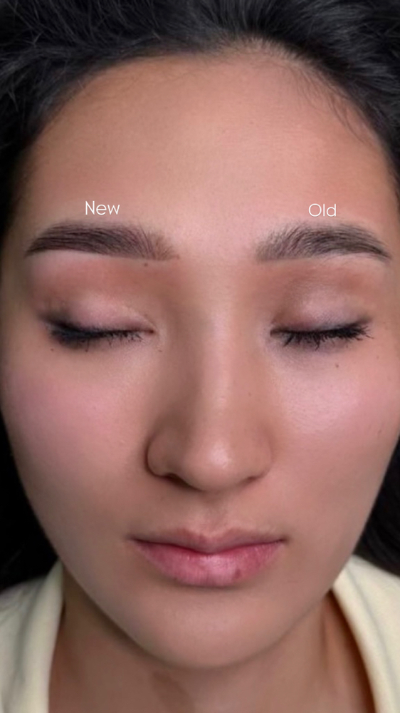 Old Brow Tattoo Cover-Up