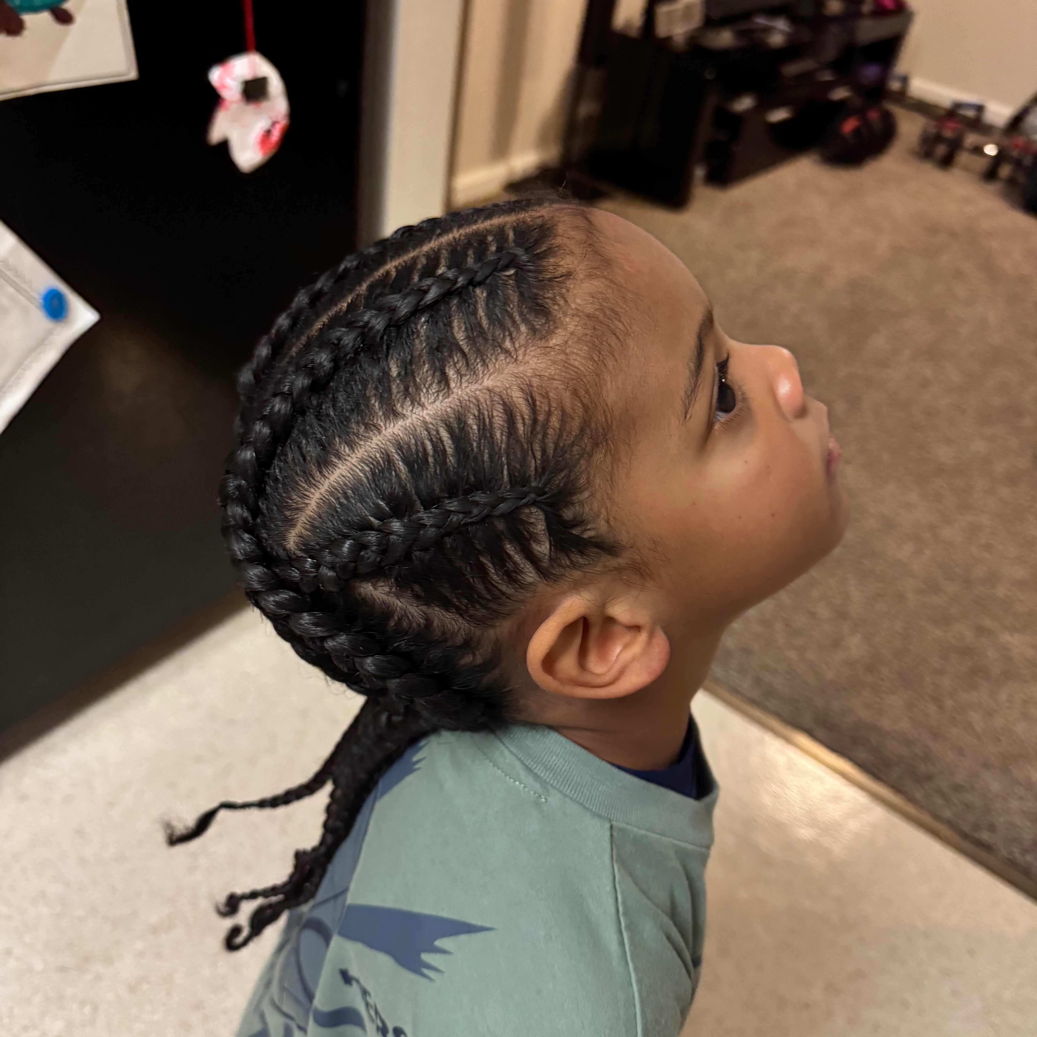 Stitch braids at Blended Edge Salon in Great Falls, MT