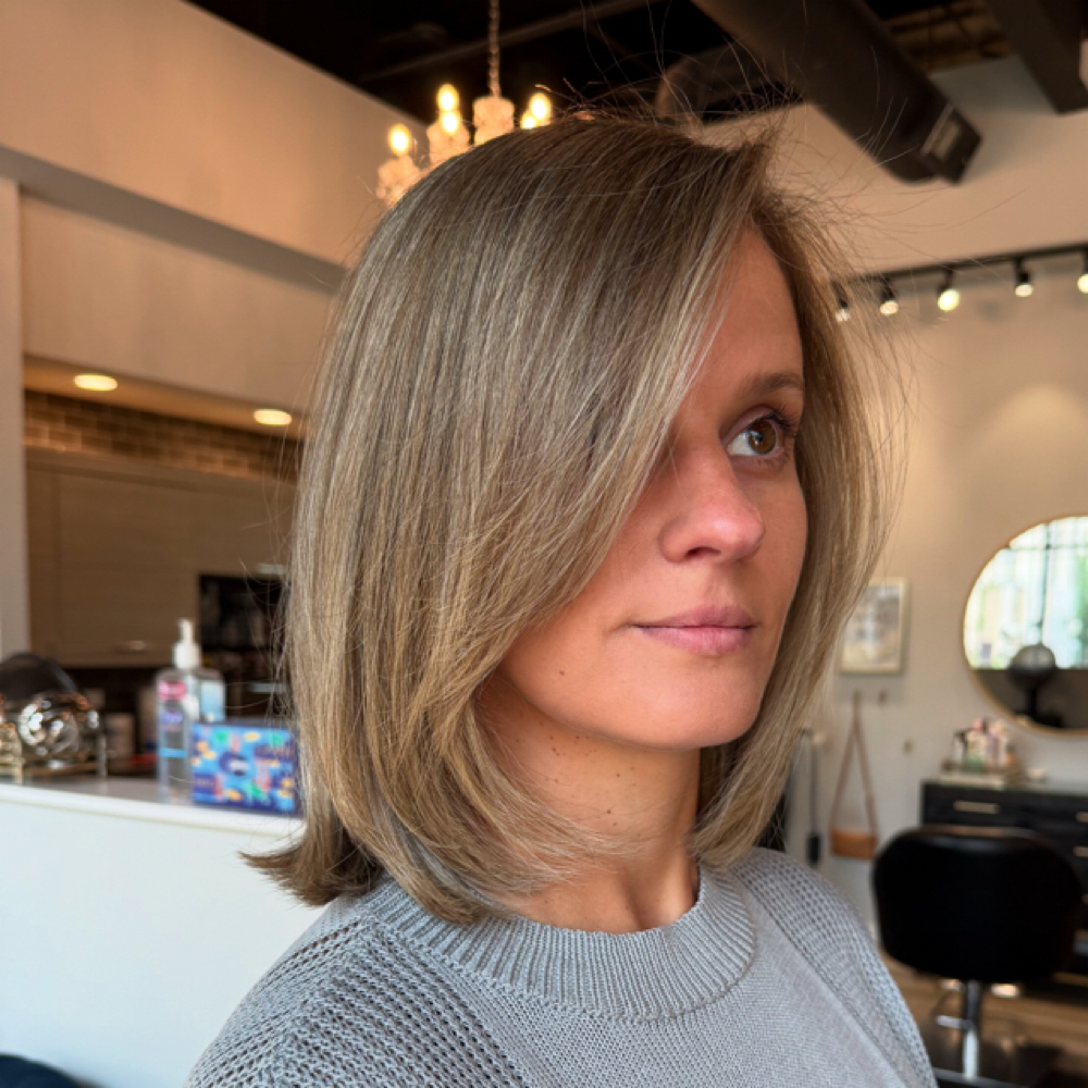 Toner Gloss & Haircut at BLOOM Beauty & Brows in Geneva, IL