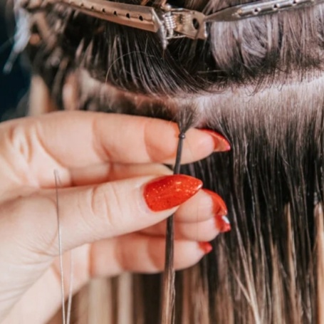 Nano bead — 50–100 Strands at JL'art Organic Salon in Katy, TX