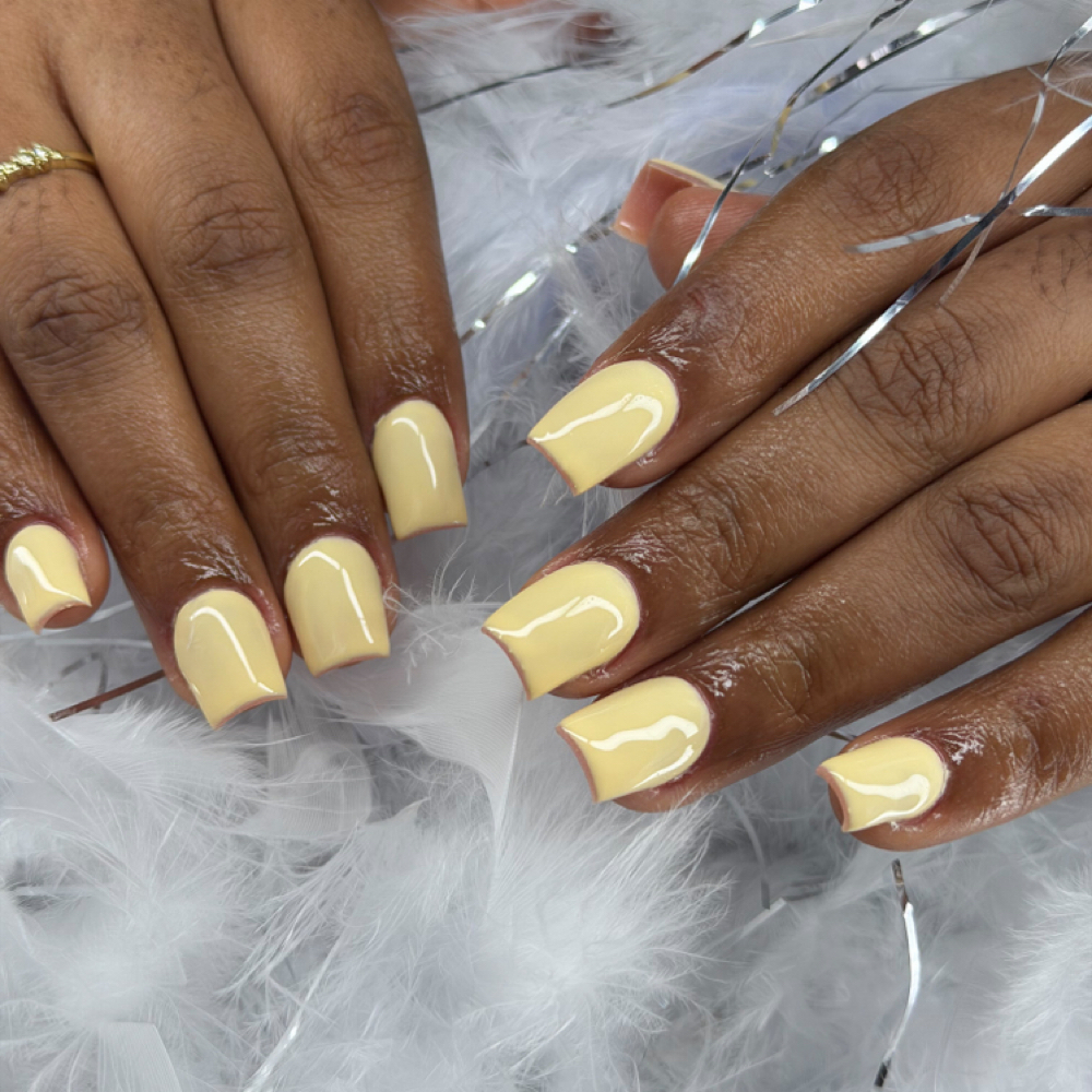 short acrylic set at Alizah’s Hair Salon in Indianapolis, IN