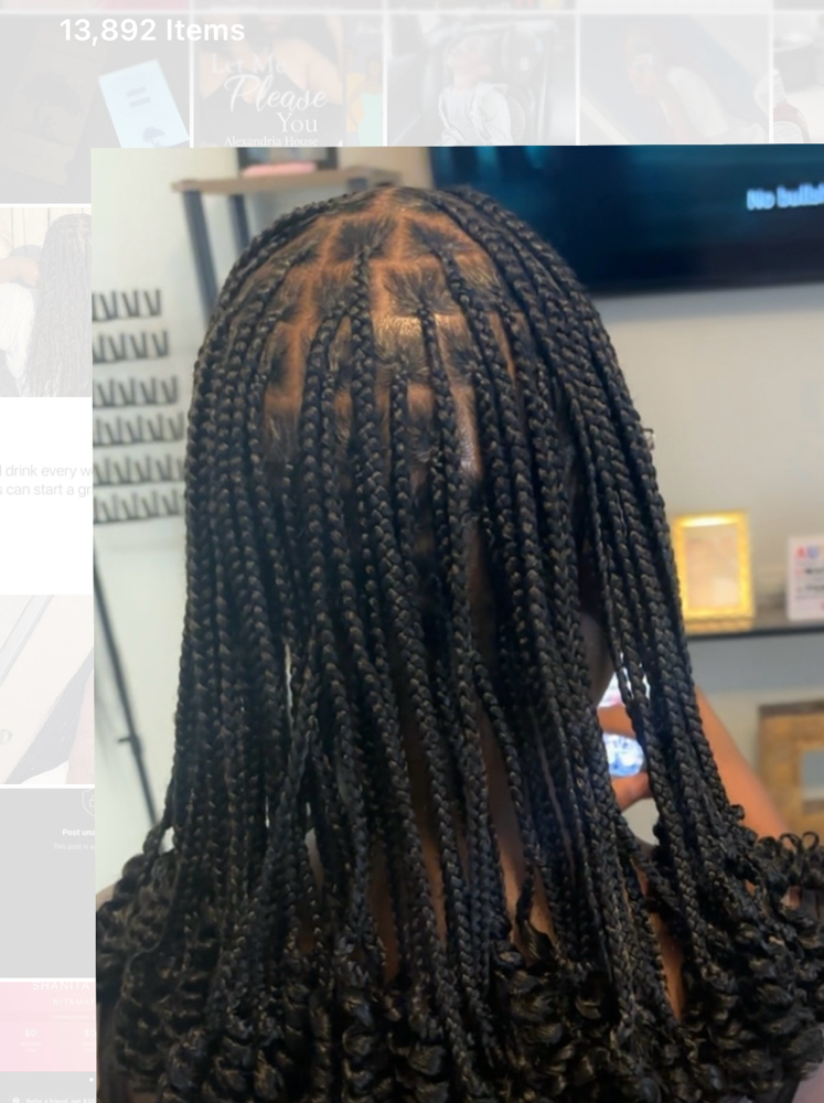 Small Midback Knotless at NitaMay Braids in Cartersville, GA