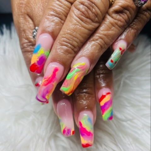 5.5 - 6 Weeks Hard Gel Fill In at Pretty N Polished Nails by Mi Mi in Suffolk, VA