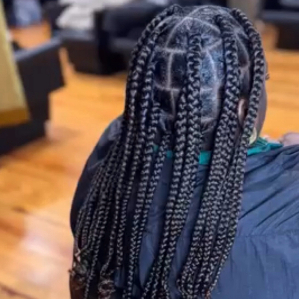Large/ Jumbo Knotless Braids at Plumbhunneez in New Bedford, MA