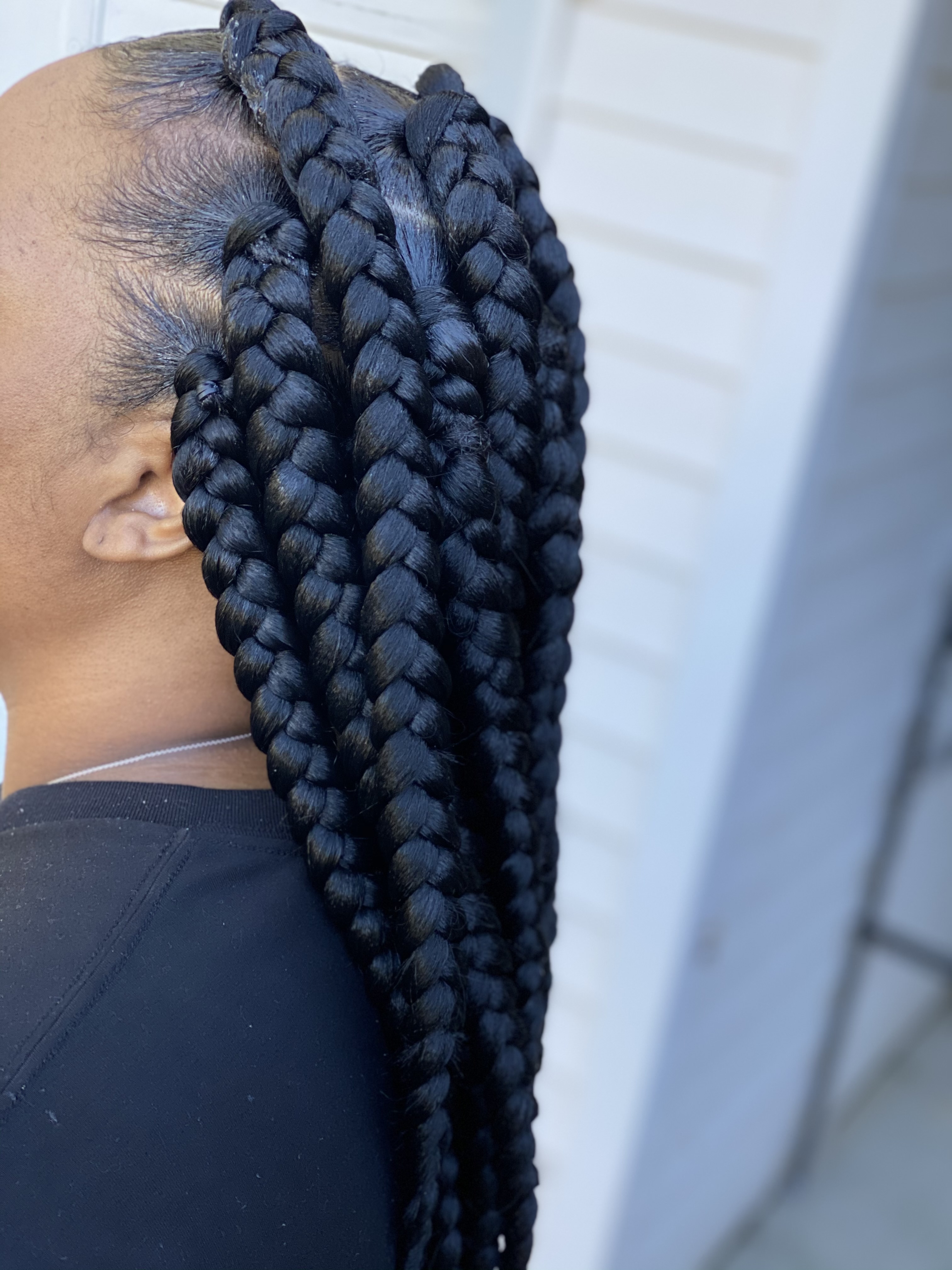 Large traditional braids