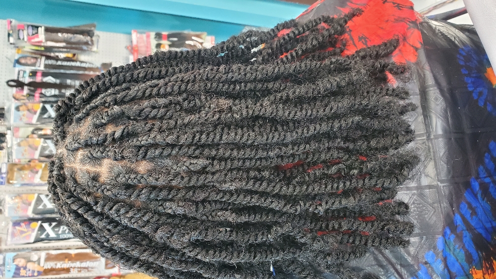 Knotless Kinky Twist Including Hair at Djina Braiding in Grand Prairie, TX