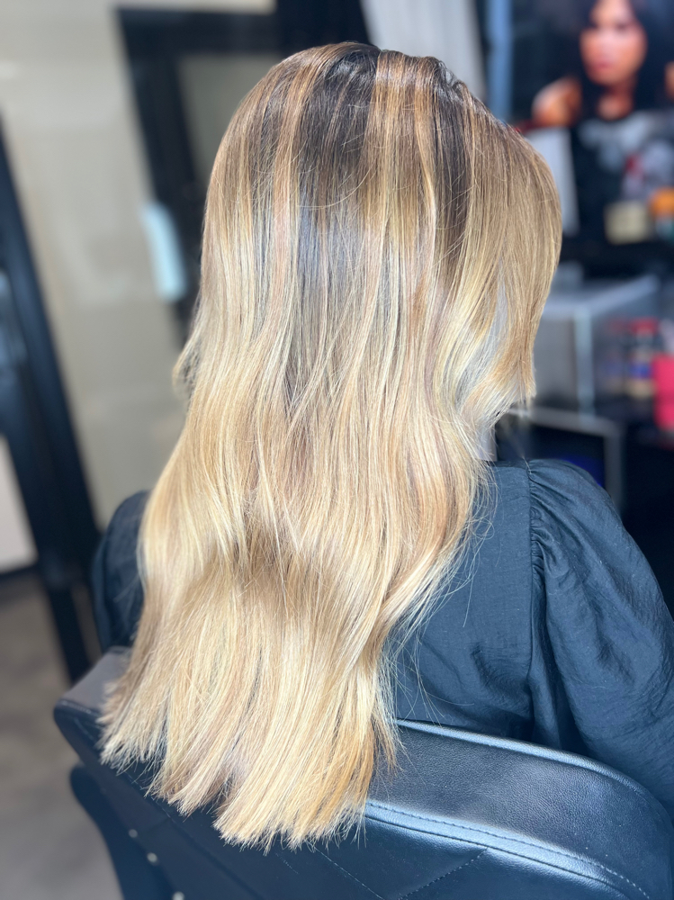 Partial HL + Toner + Haircut at Louise Smith Hairstylist in Dallas, TX