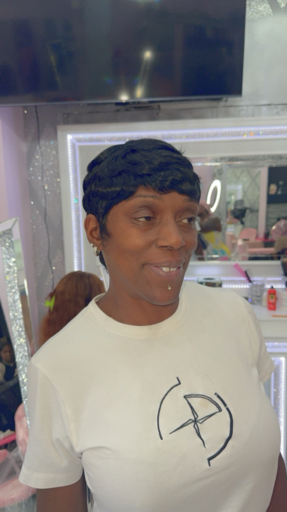 27 OR 29 PIECE CAP WEAVE,CUT&STYLE