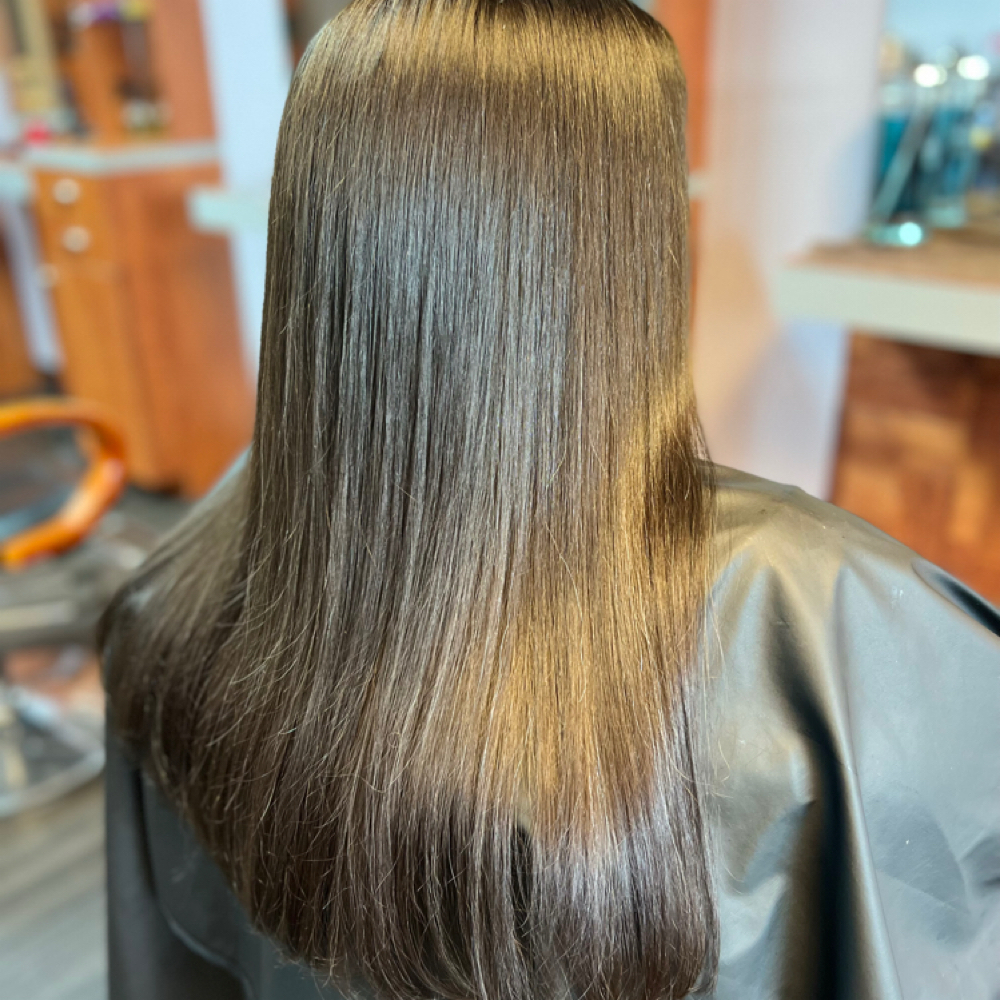 # 17-Double Process Color at Golden Scissor Total Care Hair Salon. in Peekskill, NY