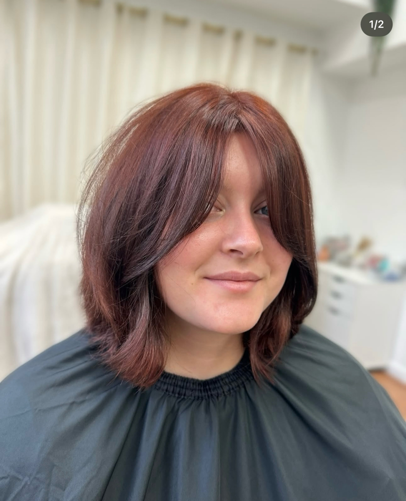 Custom All Over Color + Haircut