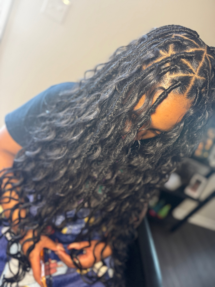 Mermaid locs Xtra Curls