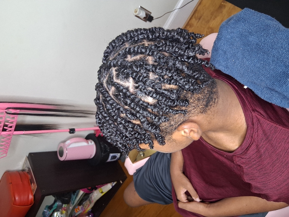 Kids Natural 2Strand Twist