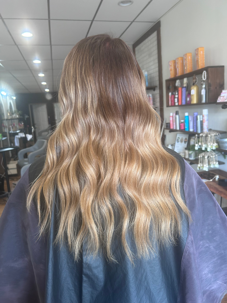 Balayage + Root Tap
