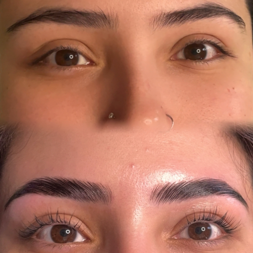 Natural LUXE Brow Lamination at Glow Up With Marz in Providence, RI