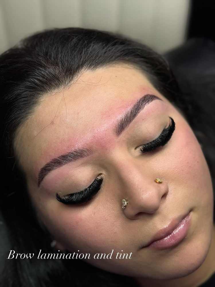 Brow Lamination + Tint
