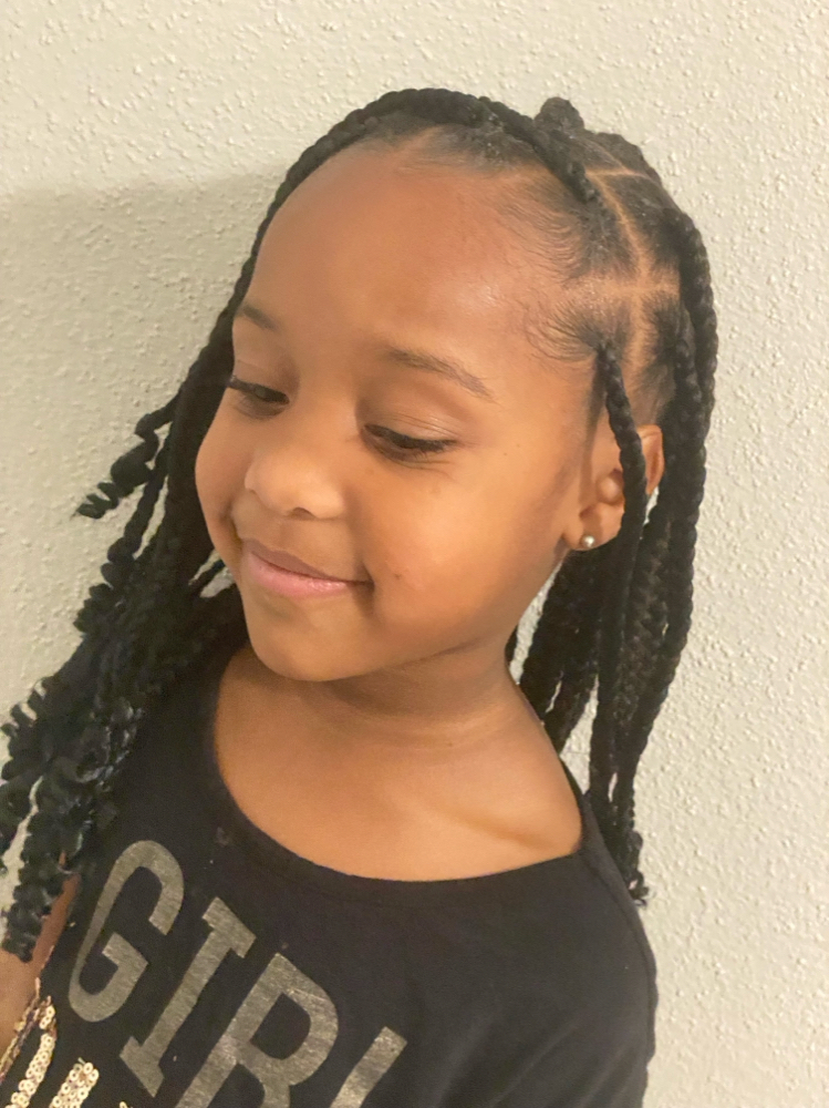 Kids Knotless Braids (10 & Under)