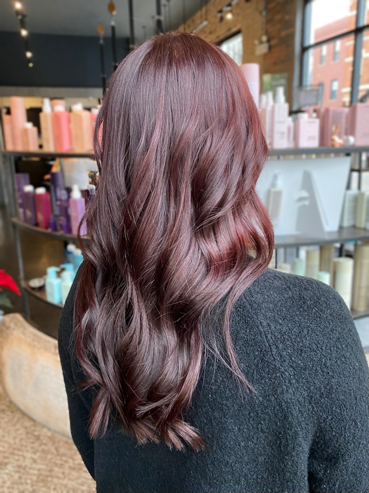 Root Touch Up + Blowdry