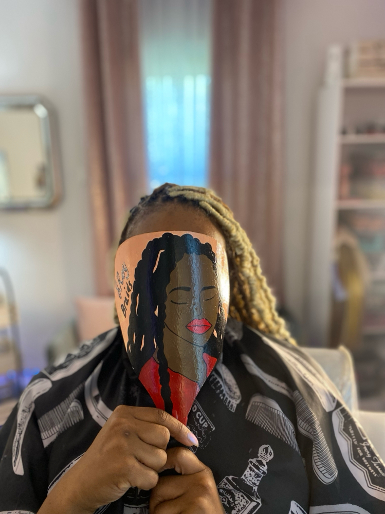 Three Rows Locs Touch Up