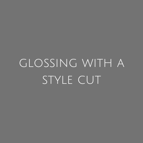 Glossing with a Style Cut