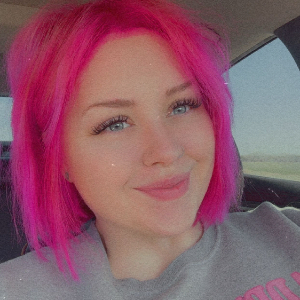 Solid Vivid Color at The Vault Salon in Norton, KS