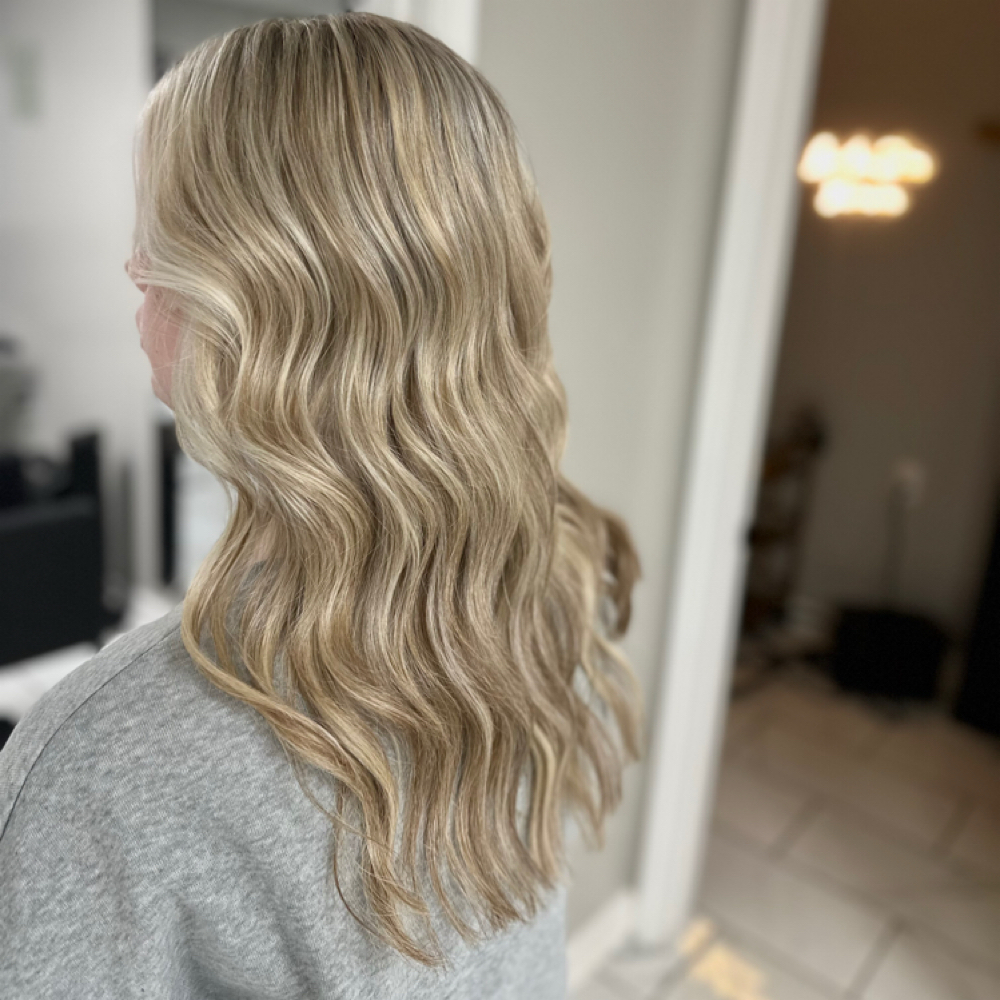 Partial Highlight Retouch at H | L Styles in Mccoll, SC