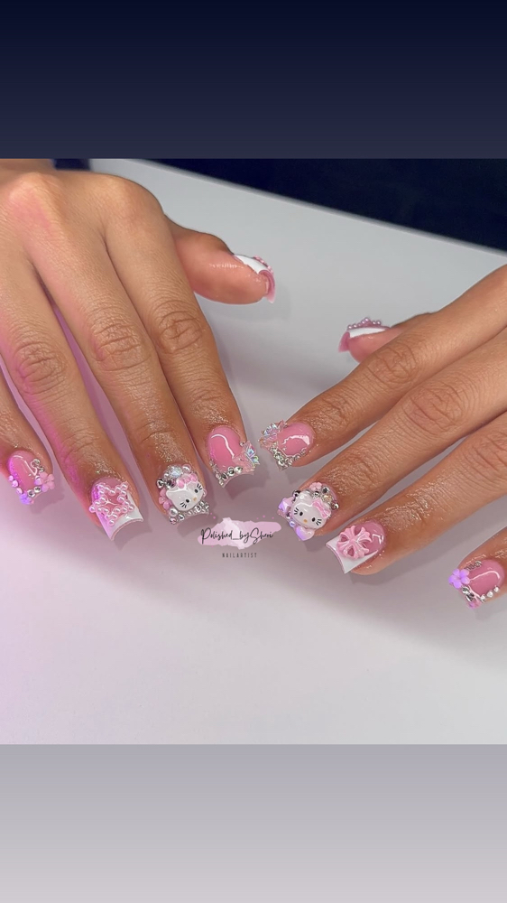 Acrylic Full Set Short