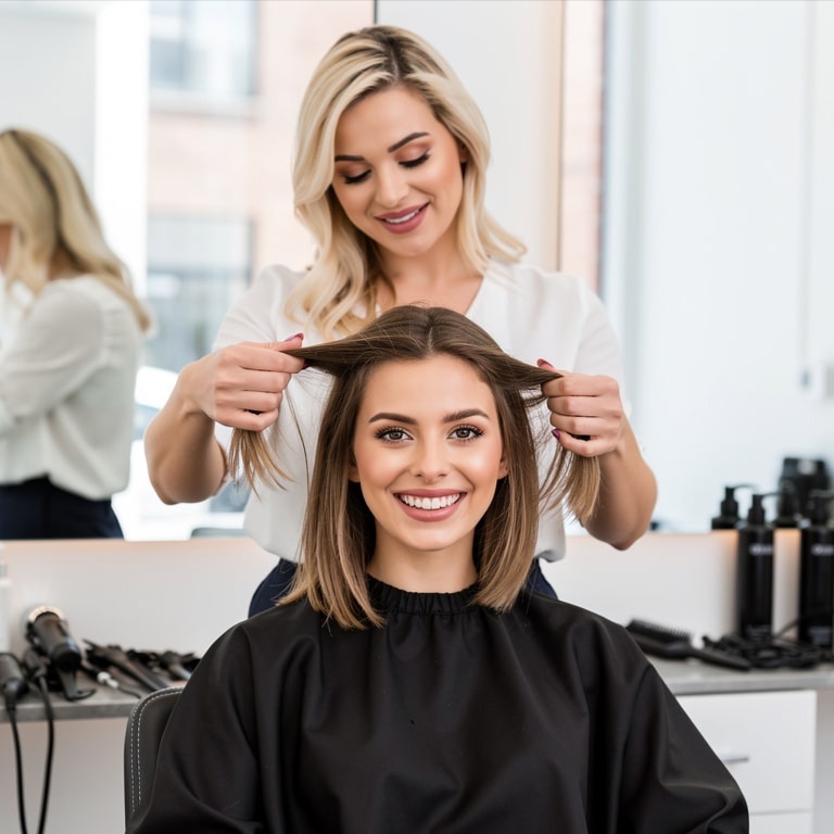 Fine Hair Extensions Consultation